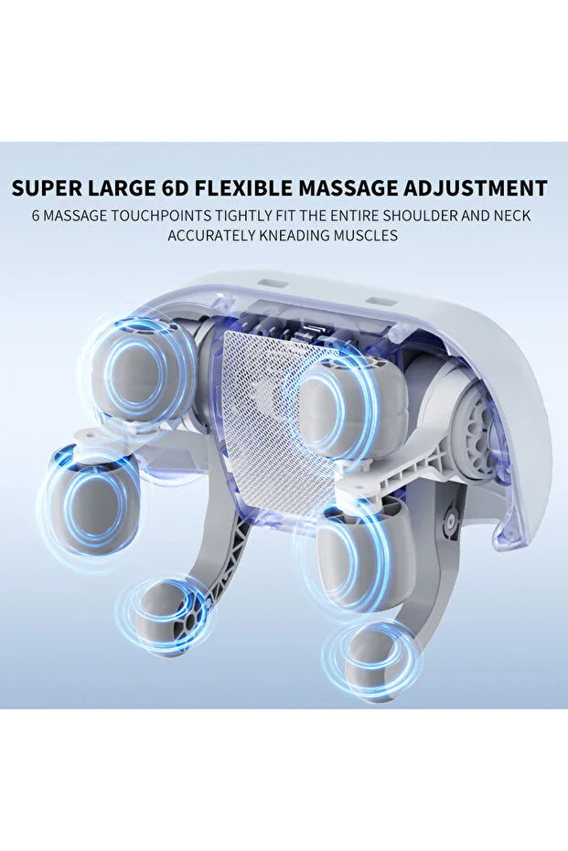 4D Expert Kneading Massage: the portable mini neck massager pillow indulges in a professional-grade massage experience that targets every contour of your neck and back, replicating the hands-on technique of a trained masseuse.