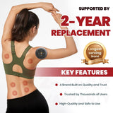 Becommend Smart Dynamic Cupping Therapy Set,Cellulite Massager 4 in 1 Vacuum Therapy Machine Cellulite Remover,Gua Sha Massage Tool with12 Level Temperature and Suction, 12 Level Red