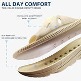 OZLOOK Womens Recovery Sandals Mens Comfortable Athletic Slides Plantar Fasciitis Sport Orthotic Slides Thick Cushion Lightweight Women Cloud Slippers Arch Support of Indoor Outdoor