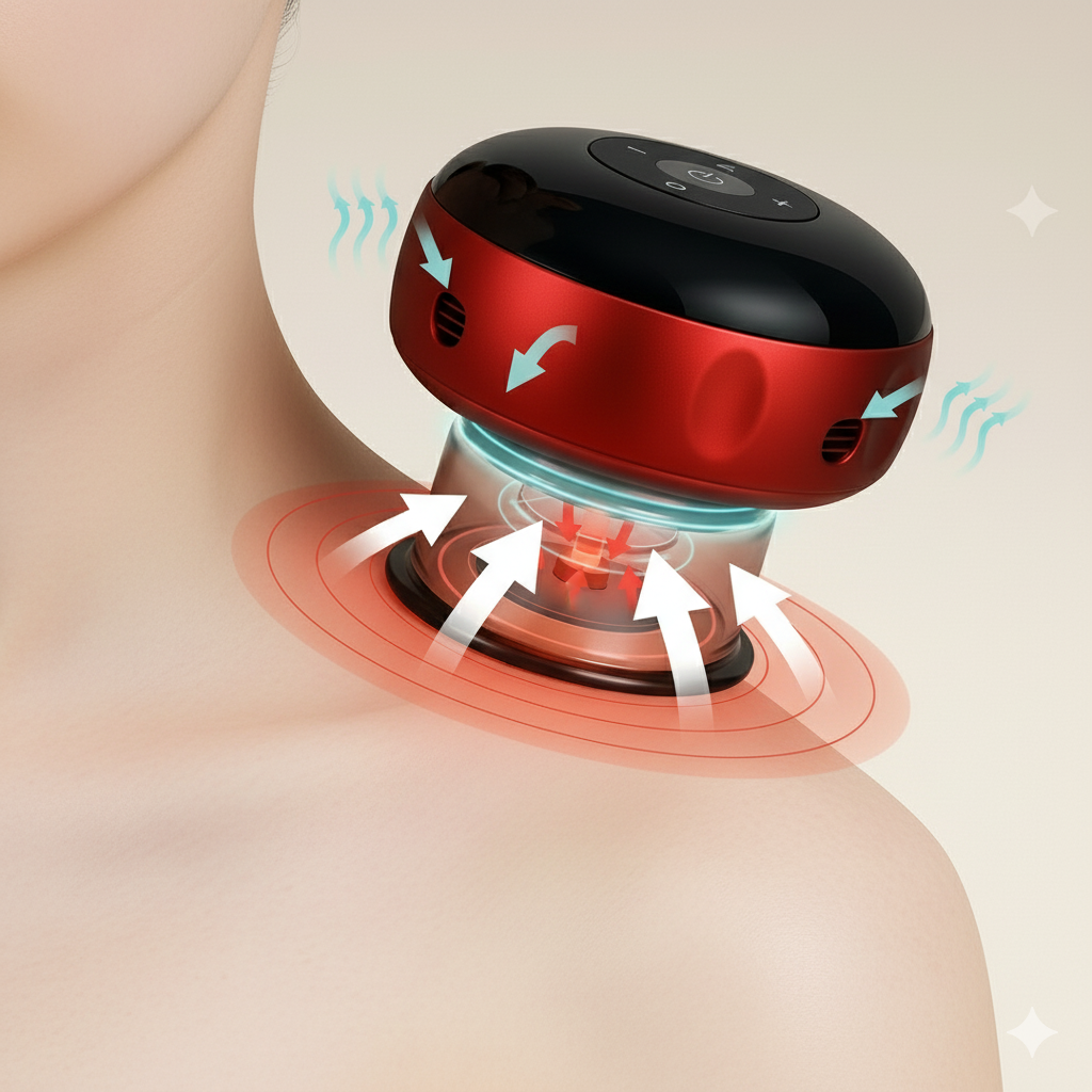 Lumora™️ Smart Dynamic Cupping Therapy Set with Heating and Suction Technology. Perfect for cellulite removal and massages.