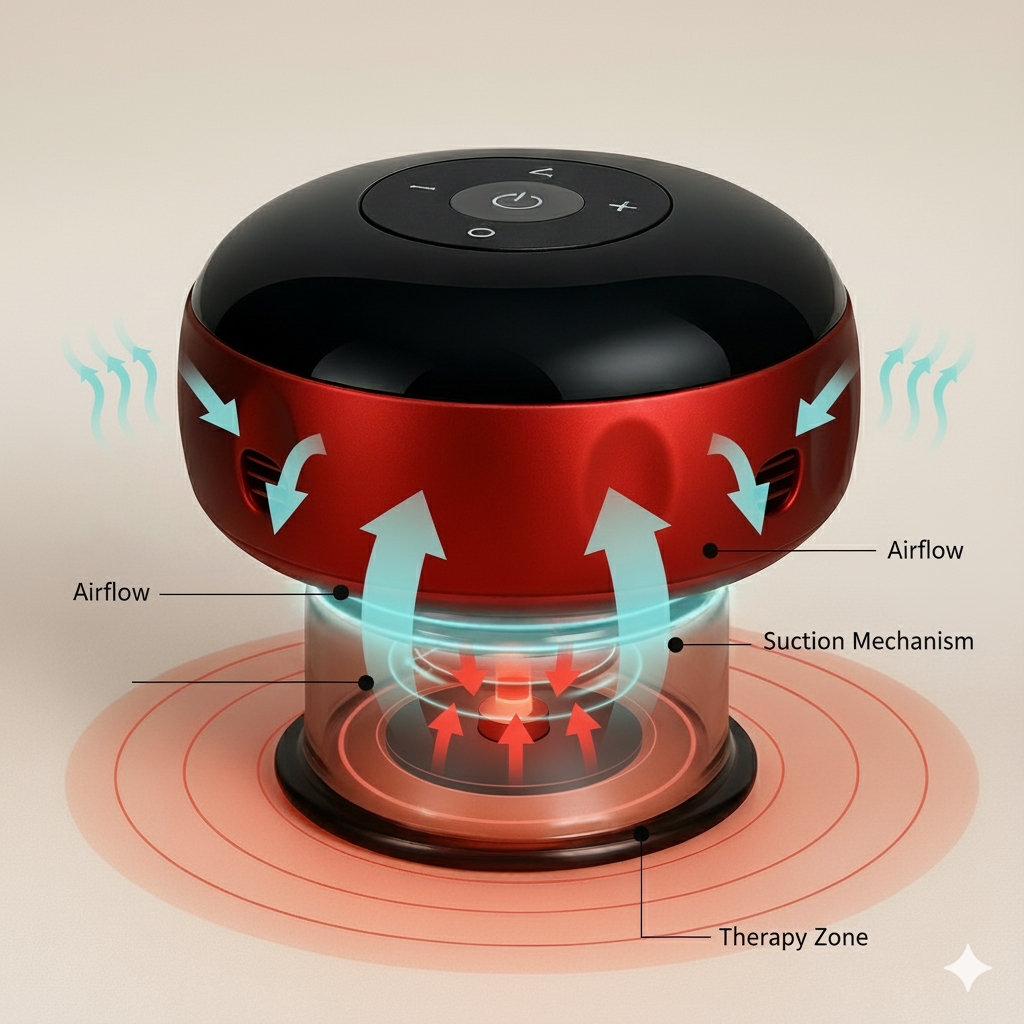 Lumora™️ Smart Dynamic Cupping Therapy Set with Heating and Suction Technology. Perfect for cellulite removal and massages.