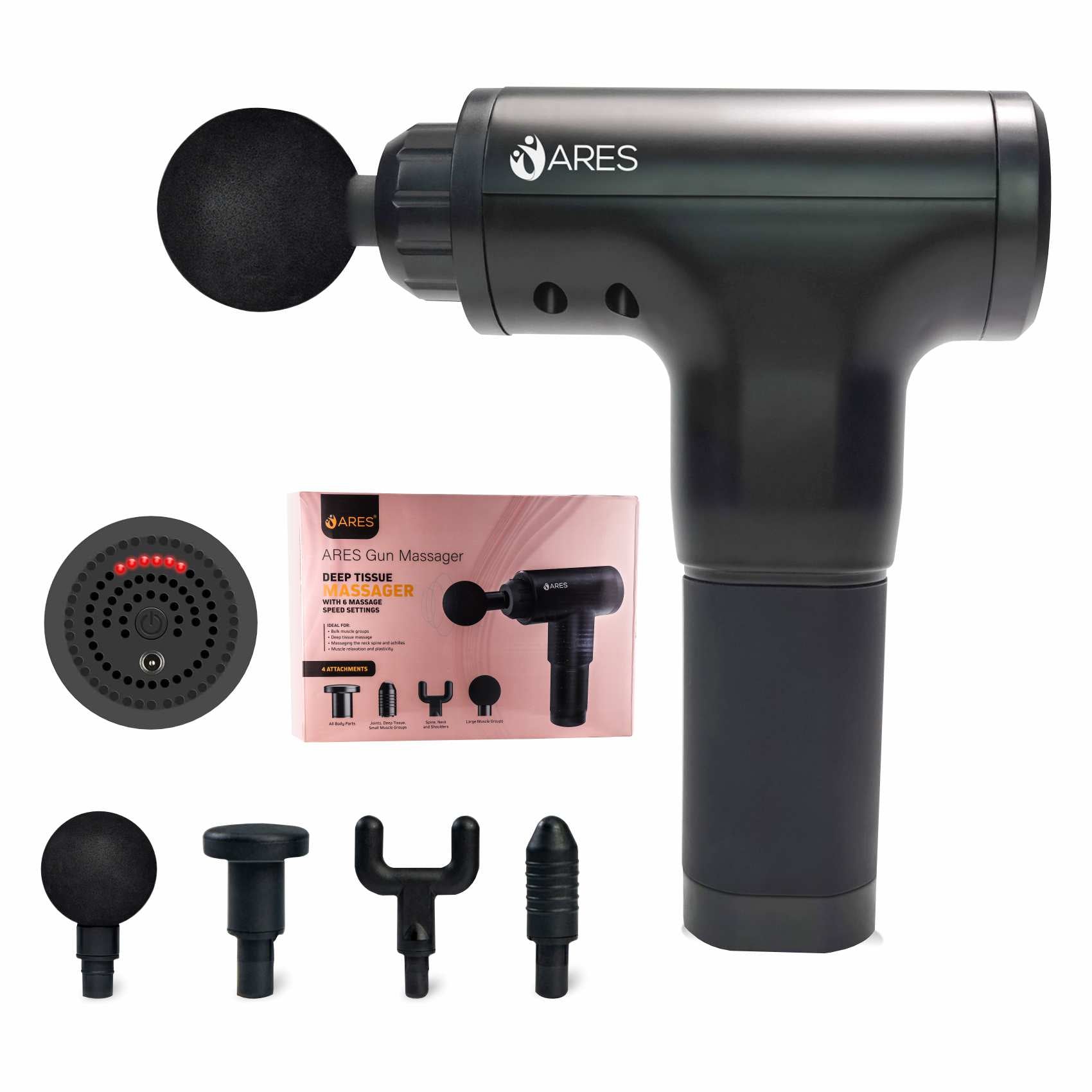 ARES Gun Massager Handheld for Muscle