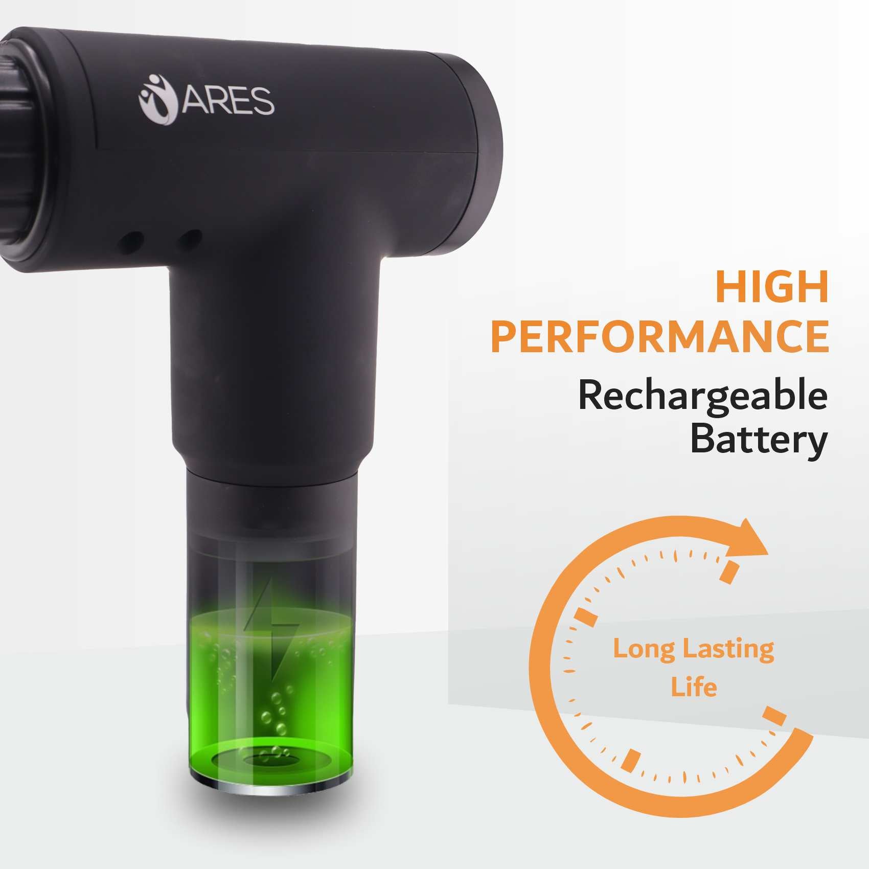 ARES Gun Massager Handheld for Muscle