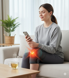 Lumora™️ Heater Knee Massager for recovery and healing.